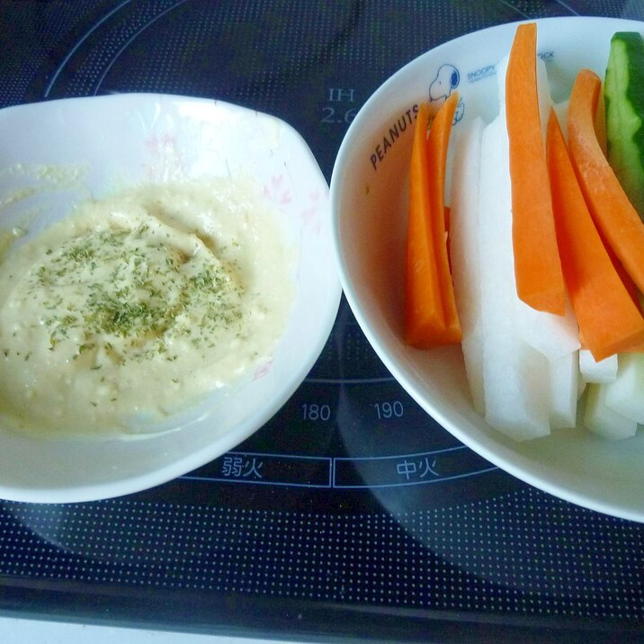 ☆野菜スティックに♪ 濃厚チーズ味噌マヨディップ☆
